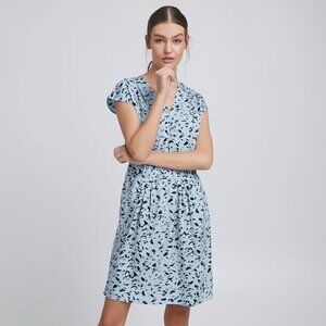 ICHI | Printed Dress | Sz. L